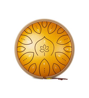 Steel Tongue Drum-13Inch 15Notes-Lotus