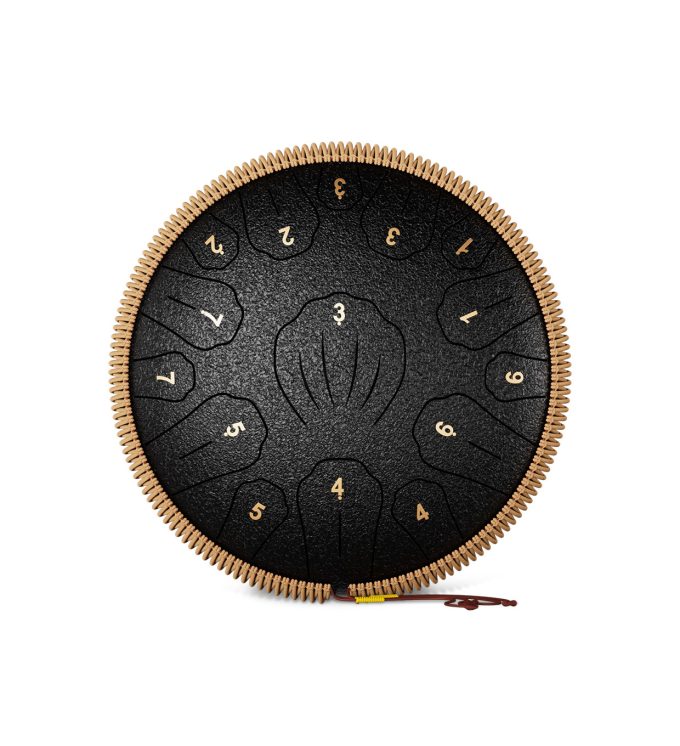 Steel Tongue Drum-13Inch 15Notes-Shell - Image 3