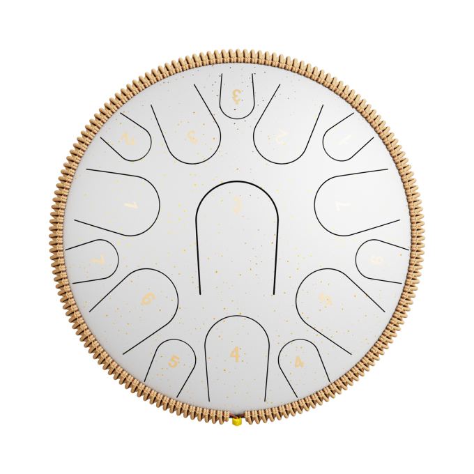 Steel Tongue Drum-14Inch 15Notes-Tongue - Image 4