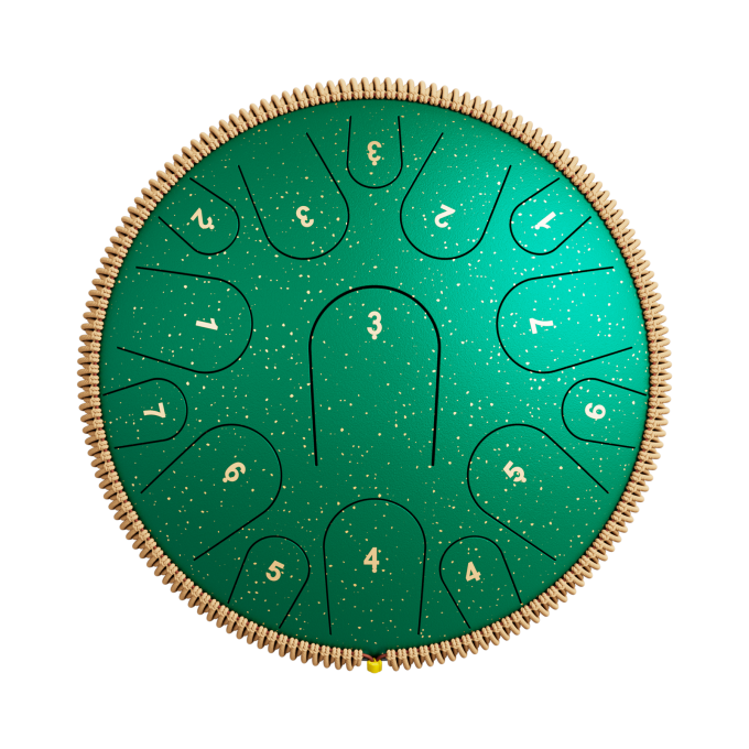 Steel Tongue Drum-14Inch 15Notes-Tongue
